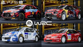 EA Sports WRC: All Car List (98 Cars Final) - Include DLC Le Maestros &amp; Hard Chargers [4KPS5Pro]