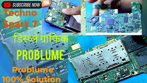 Tecno Spark 7 Graphik Problem &Display Light Problem 100% Slotion