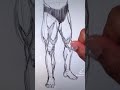 How To Draw The Leg Muscles Sketch Doodle 
