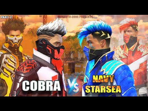 COBRA VS NAVY STARSEA | PART 2 | FREE FIRE SHORT STORY | SHOT RANGE