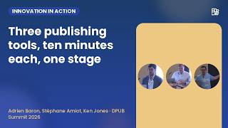 Details Lightning Talks: AI summaries, interactive bookstores, and accessible EPUB creation — DPUB Summit News