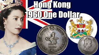 Hong Kong 1960 One Dollar Colonial Coin Coin Collecting