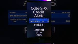 Free!!!! 0dte SPX Alerts..Limited time offer
