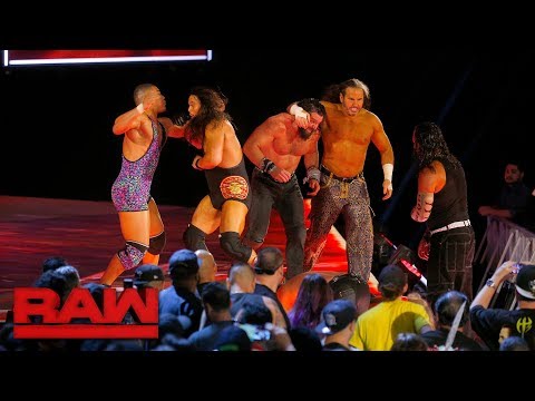 Jordan vs. Elias vs. Dallas vs. Axel vs. The Hardy Boyz - Six-Pack Challenge, Raw, Sept. 19, 2017