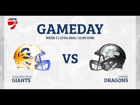 AFL: Thalheim Graz Giants vs Danube Dragons