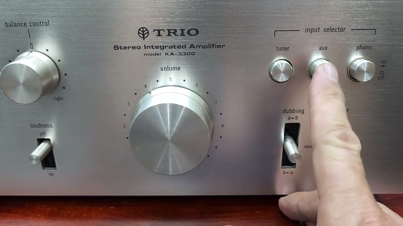TRIO プリメインアンプ KA-3300 整備済 TRIO プリメインアンプ KA-3300 整備済 TRIO KA-3300の仕様 トリオ