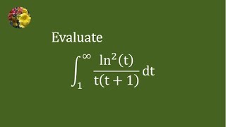 Solving improper integral using Dirichlet eta function, Riemann zeta function and geometric series