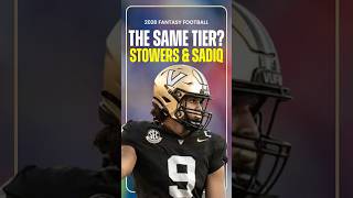Should Kenyon Sadiq &amp; Eli Stowers be in the SAME Tier? | Dynasty Fantasy Football #shorts