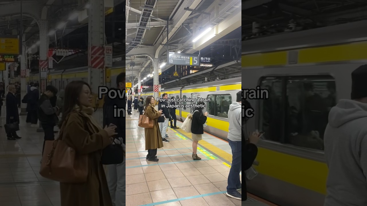 Japan train aesthetics 🇯🇵
