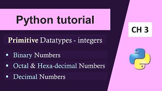 Python Basics For Beginnerspython Integer Datatypeinteger Datatype In Python