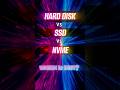 HDD vs SSD vs NVME: Which is Best ? Quick Comparision #storage #comparision #tech #shorts #fyp
