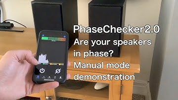PhaseChecker2.0 iOS app manual mode demonstration