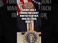 Trump Un Autre Président Voulait Frapper L Iran Tous Le Nient Trump Actualités Guerreiranie mp3