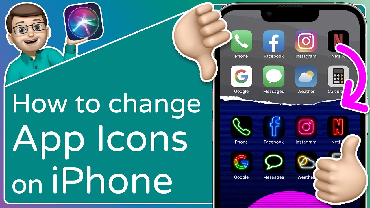 How To Change App Icons On IPhone No Shortcuts Banner YouTube