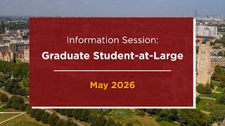 Graduate Student-at-Large Info Session | UChicago Graham School | May 2026