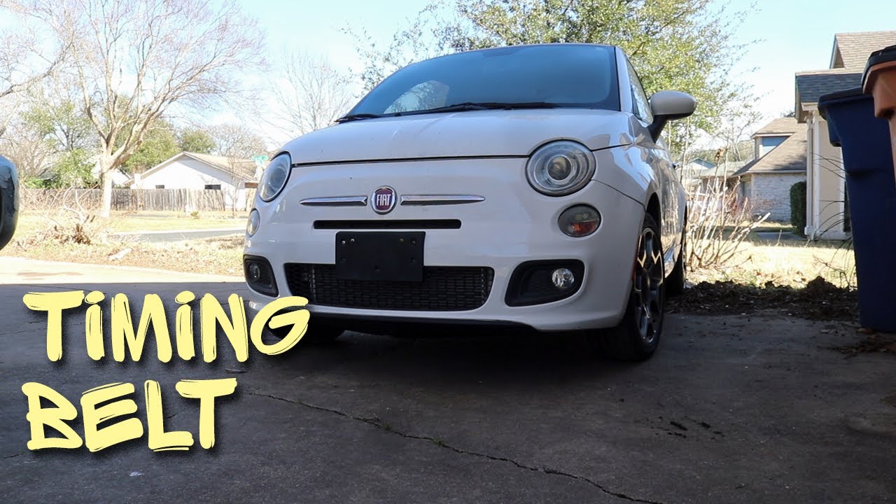 Fiat 500 Timing Belt Replacement 1.4L 16V Engine Auto Trans YouTube