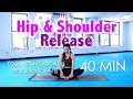 40 min yoga stretch for kickboxing | agile hips & shoulders
