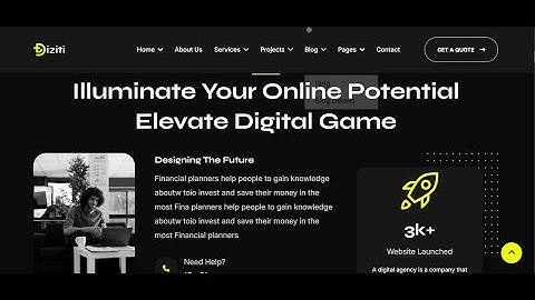 Digital Agency Website Template Free Source Code 