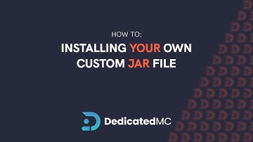DedicatedMC.io - How to install a Custom Jar