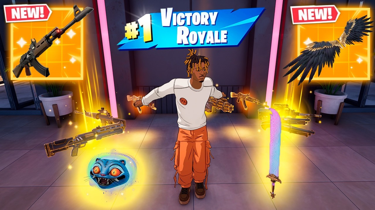 JUICE WRLD vs NEW MYTHIC'S CHALLENGE (NEW!! Fortnite Chapter 7 Season 1)
