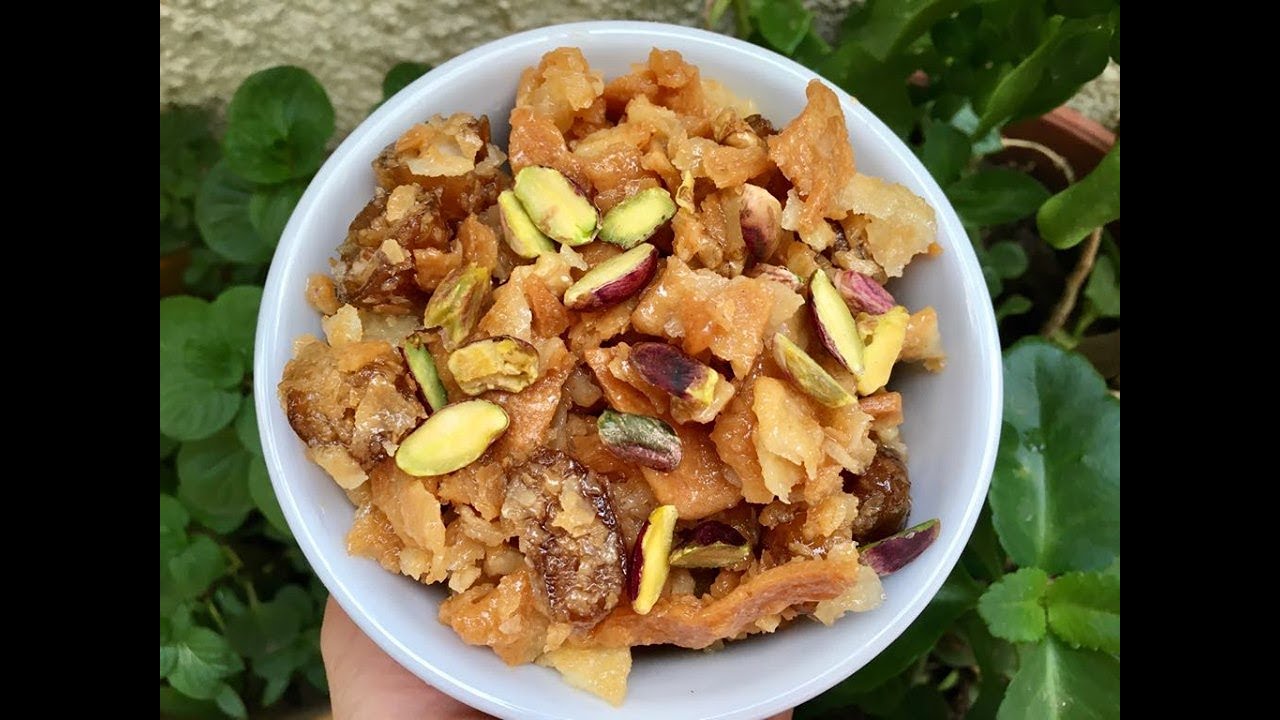 مدموجة تونسية علي طريقة جدتي 🍀🍀 حلويات زمنية تقدم في السهرات الرمضانية و المناسبات ❣️❣️