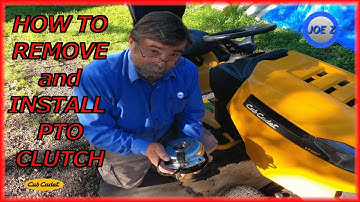 How to Remove and Install a  CUB CADET PTO Clutch