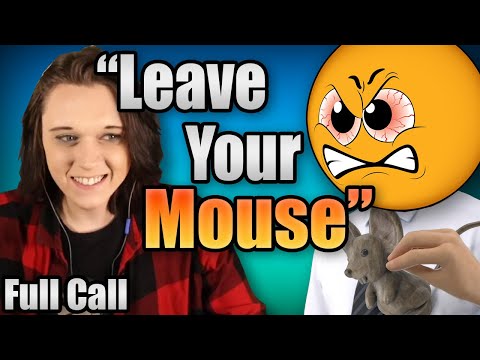 Angry Scammer Screams "LEAVE YOUR MOUSE" | Full Call