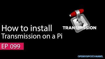 Transmission Web Client on your Raspberry Pi - Useful for self file transfer between 2 computers