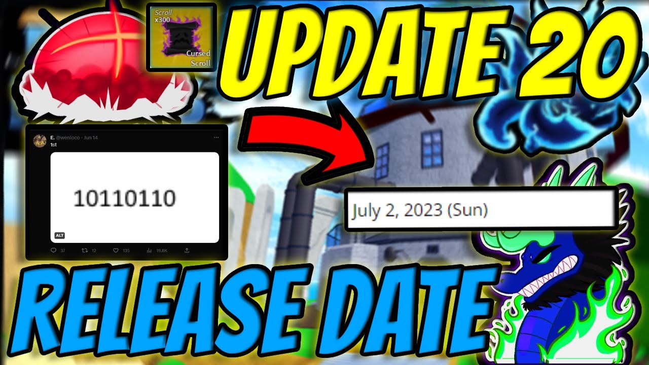 Blox Fruit Update 20 Release Date Count Down: When will Blox Fruit Update  20 Come Out? Blox Fruit Update 20 Release Date - News