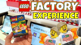 LEGO Store Minifigure Factory Experience & Tutorial 🖌 | Disney Springs LEGO Store