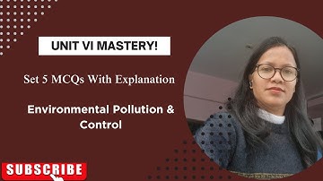 Set 5 | MCQs on Environmental Pollution & Control | GATE & UGC NET Environmental Science