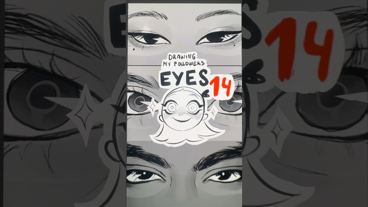 Drawing my followers eyes PT. 14