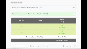 CodeChef February Long Challenge 2022 || Chef and NextGen || HELIUM3 || Solution for free