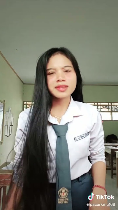 Super Longhair school girl #longhair #rapunzel #rambutpanjangindonesia