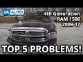 Ram 1500 Top Problems 2009-17 4th Generation