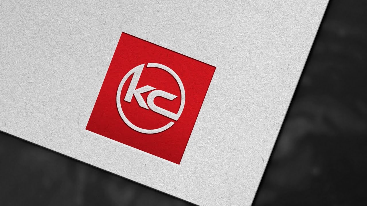 How To Create Circle KC Letter Logo Design In Adobe Illustrator Tutorial @SumaiyaAkter12348 