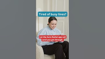 Tired of busy lines? Let Auto Redial do the work.