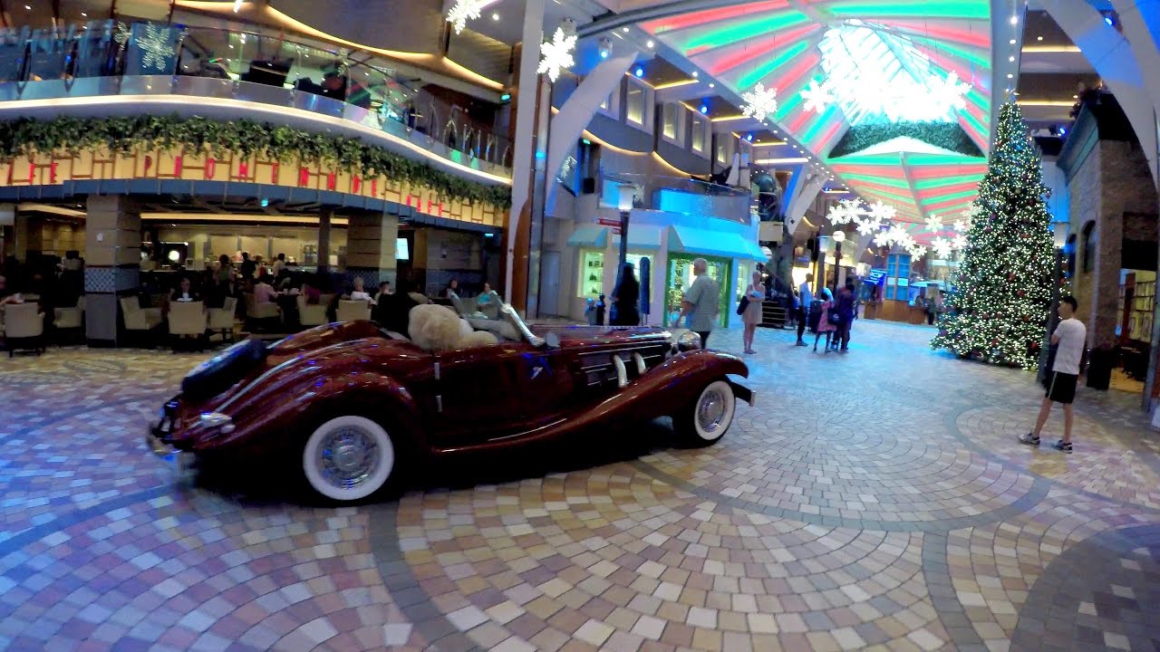 Allure of the Seas Royal Promenade Tour (4K) - YouTube