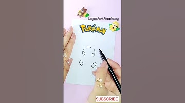 How to draw Pikachu - with color | Pokemon Easy Step By Step Tutorial #shorts #art #pikachu #pokemon