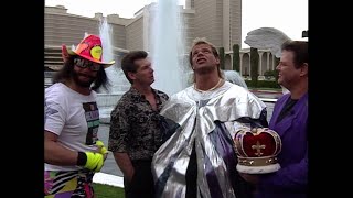 The Narcissist Lex Luger with Vince McMahon, Macho Man & Jerry Lawler @ Ceasars Palace! 1993 (WWF)