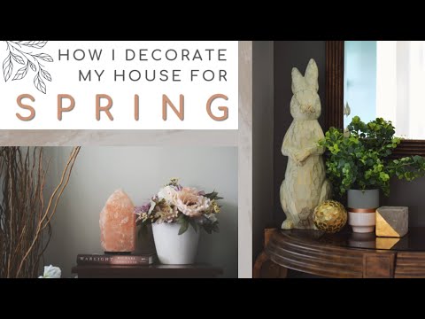 How I Decorate my House for Spring | DECOR LOOKBOOK | Cat Fox Designs