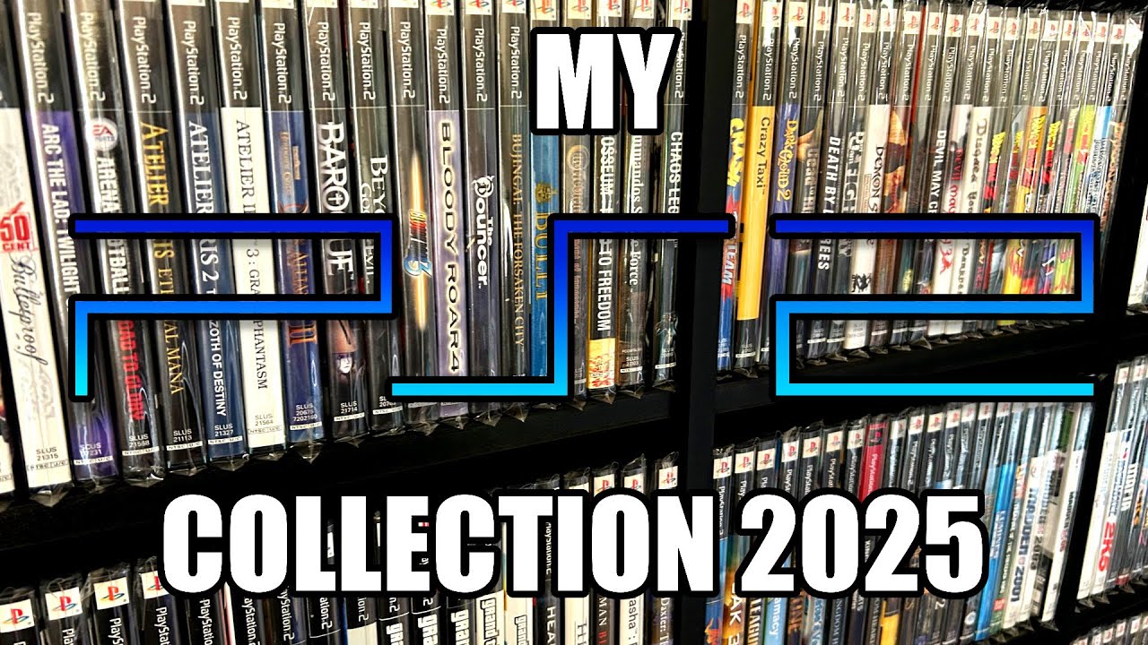 моя коллекция ps2 в 2025 году