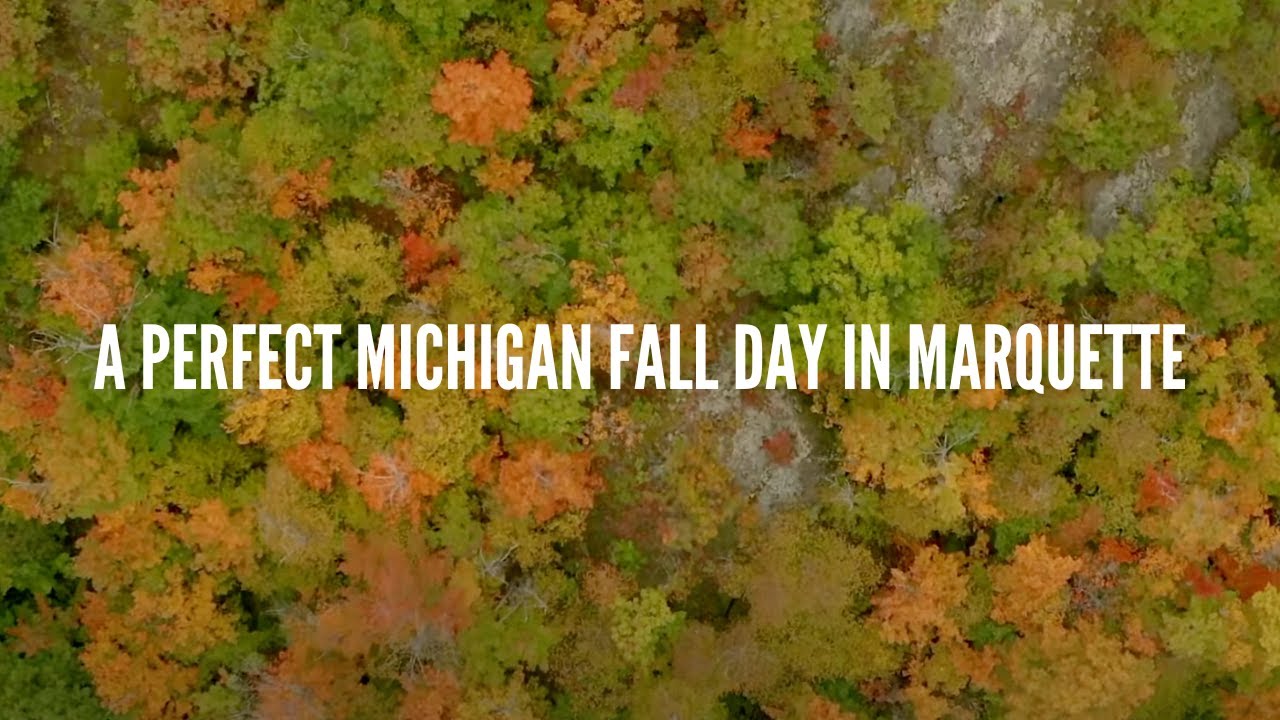 A perfect Michigan fall day in Marquette - YouTube