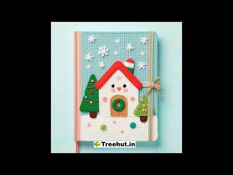 Crochet Christmas Library Book Cover Ideas | Handmade Holiday Accessories