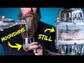 How to distill corn moonshine on a plated still