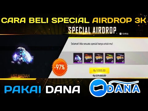 Cara Top Up Special Airdrop 3K Pakai Dana Terbaru