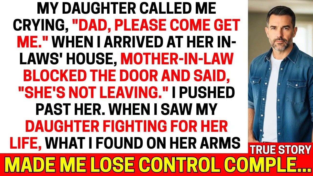 My Daughter Called Crying, Dad, Come Get Me MIL Said, She's Not Leaving Then I Saw - YouTube