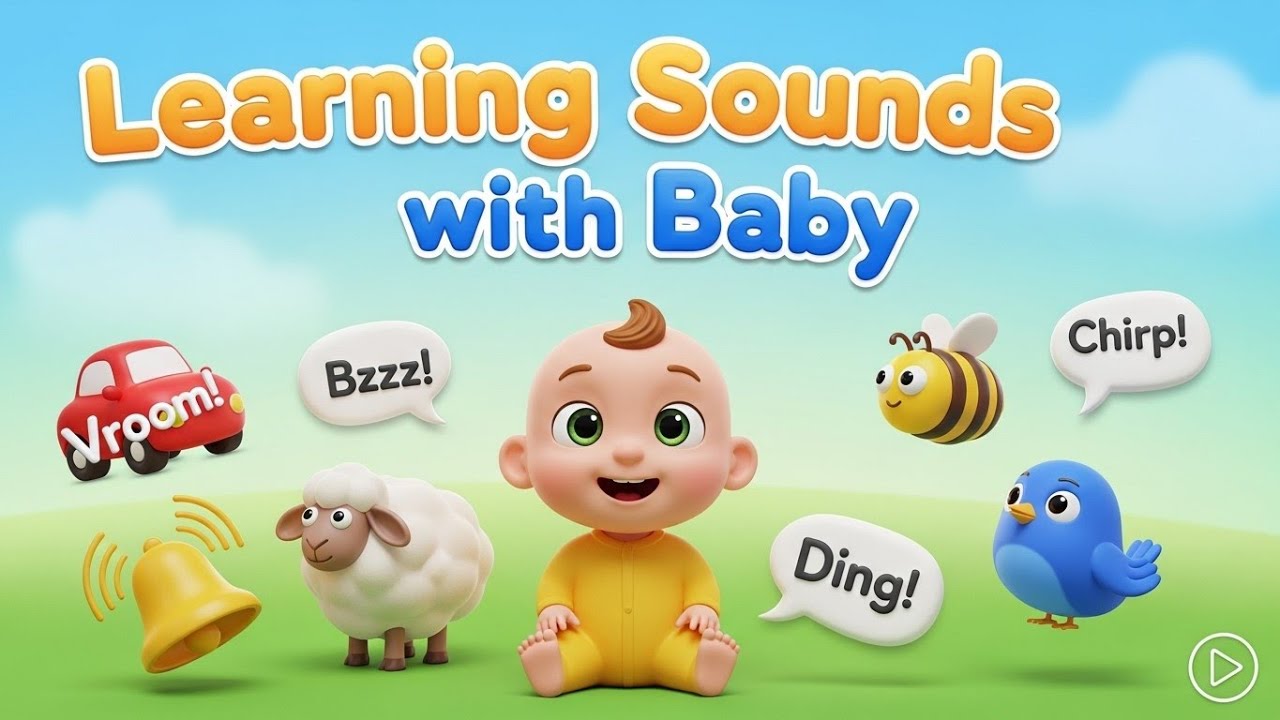 Learning Sounds with Baby | Nursery Rhymes for Kids | Baby Songs and ...