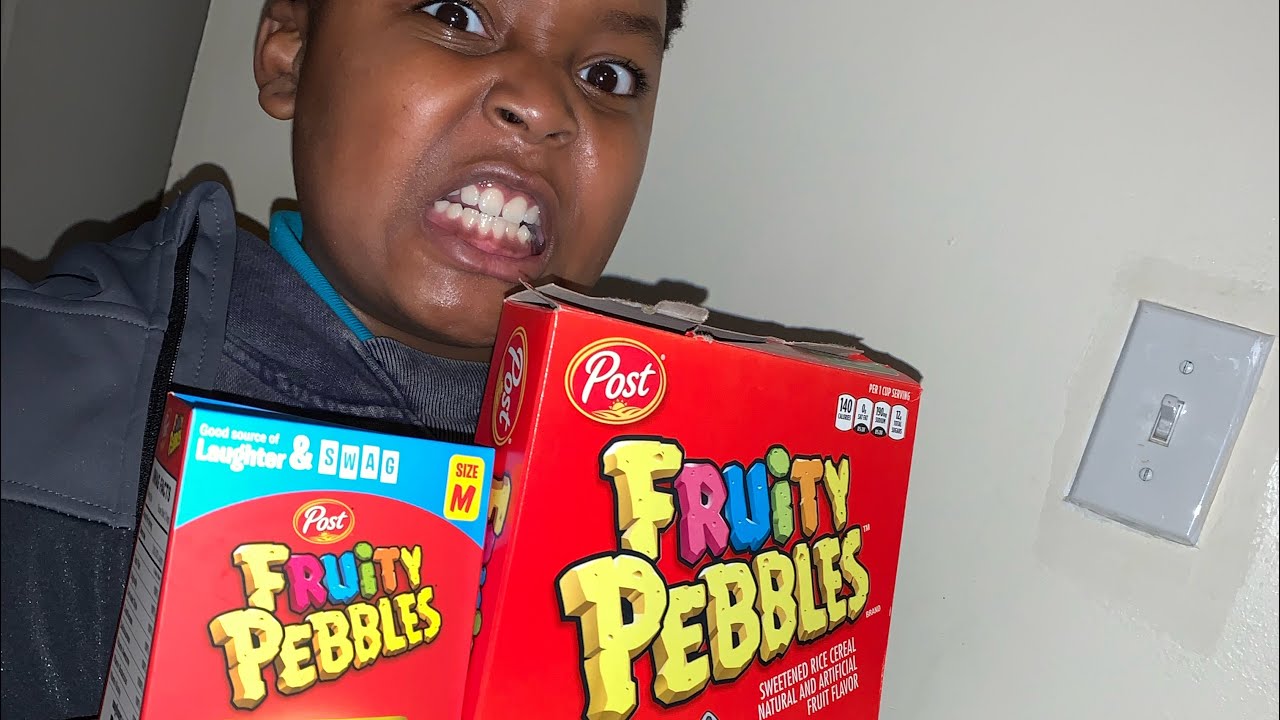 I THOUGHT I WAS EATING FRUITY PEBBLES 😱 - YouTube