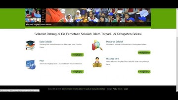Sistem Informasi Geografis Pemetaan Sekolah